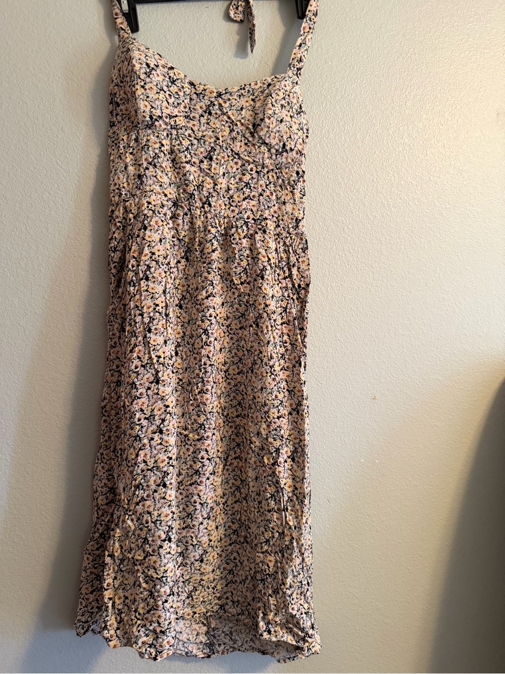 AUW Pink Floral Midi Dress-Inspired Skirt